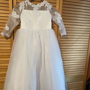 White Communion dress